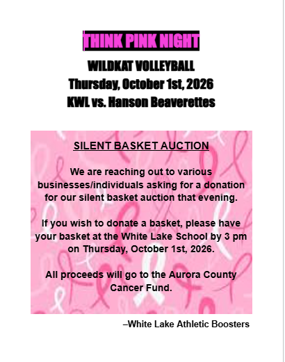 Think Pink Silent Basket Auction